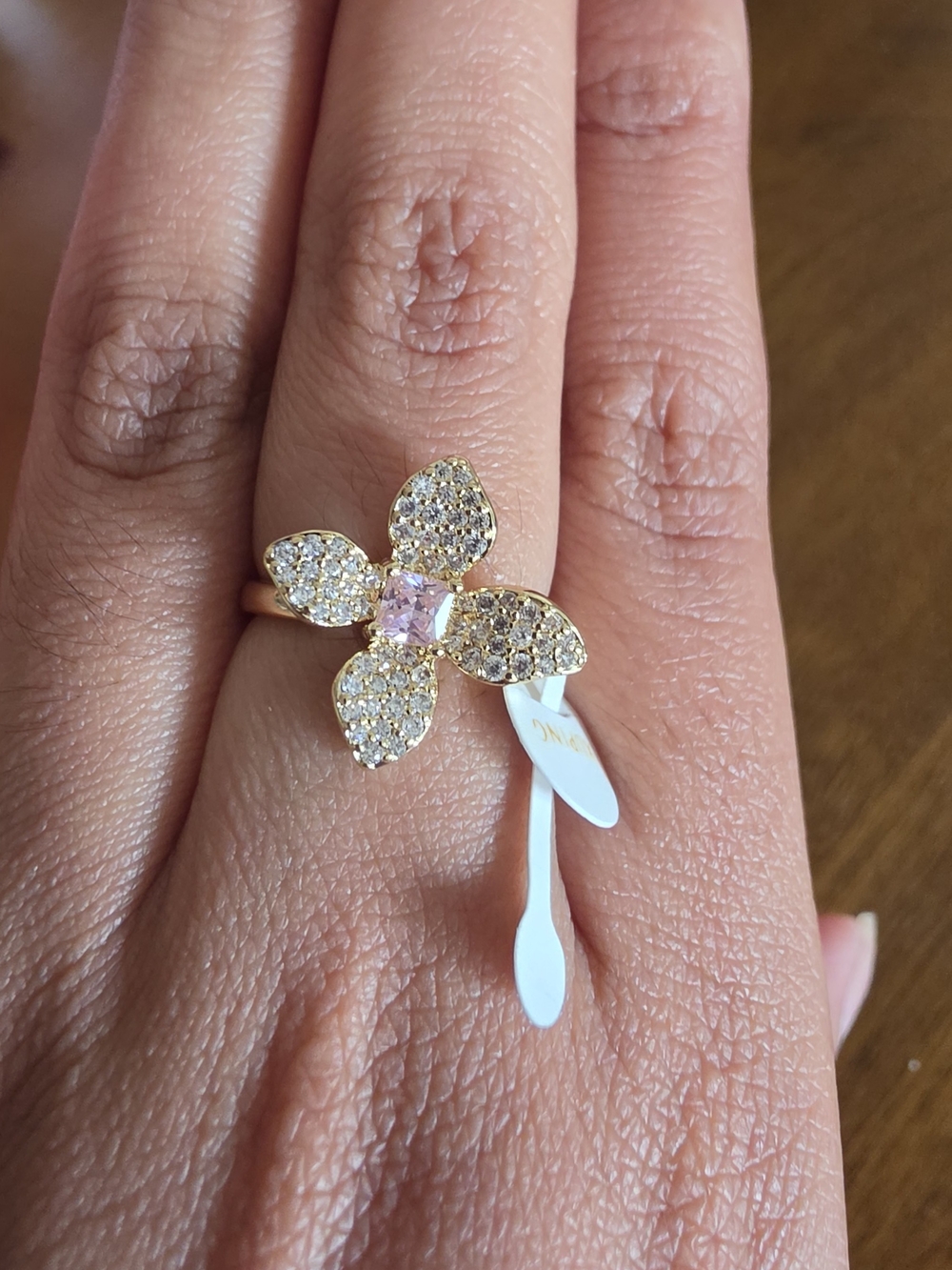 Anillo Ajustable Oro Laminado 14k
